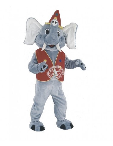 Costume mascotte d'éléphant 7 (caractère de publicité)