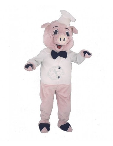 Pig mascot costume 4 (advertising character)