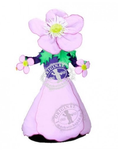 186h4 mascotte costume fleur rosa acheter pas cher