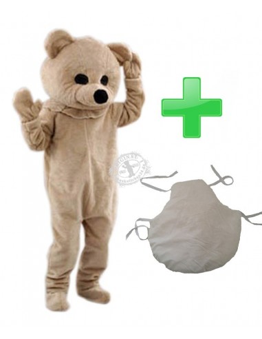 Mascota de disfraces de oso 3p ✅ comprar barato ✅