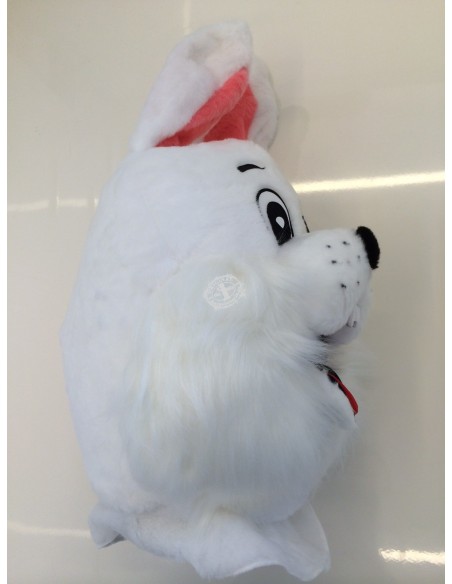 Mascotte de lapin de Pâques blanc - Carnival Store GmbH