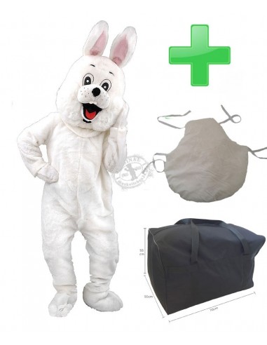 Ostern Hasen Kostüm Maskottchen 74p Weiss ✅ Bestpreis ✅ Produktion ✅ Lagerware ✅