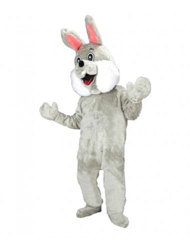 Mascotte de costume de lapin 74p gris ✅ Achat pas cher ✅ Production ✅