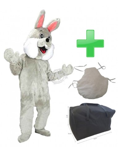 Ostern Hasen Kostüm Maskottchen 74p Grau ✅ Bestpreis ✅ Produktion ✅ Lagerware ✅