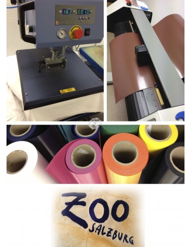 Impreso "impresión M" en un monocromo color hasta 12cm