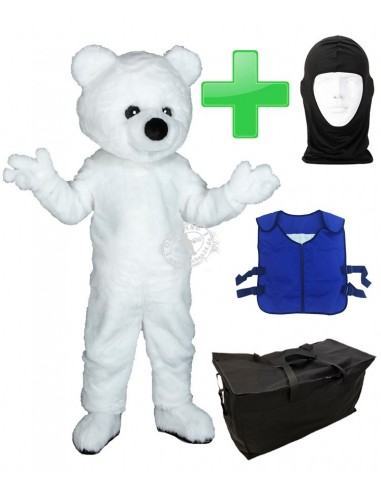 Eisbär Kostüm Figur 15a ✅ Tasche + Hygiene Haube ✅ Preiswert kaufen ✅ Produktion ✅