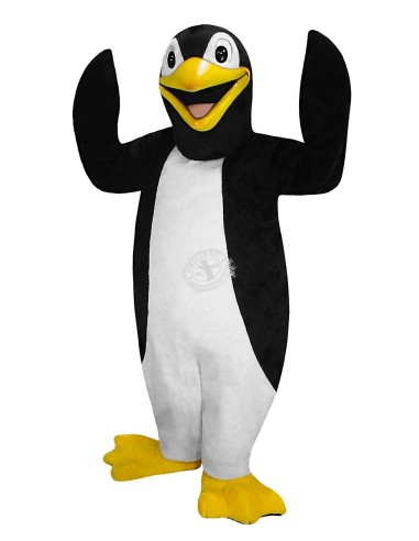 Mascotte de costume de pingouin 5