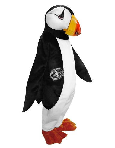 Mascotte del costume della pulcinella di mare del pinguino