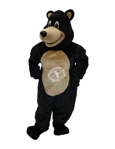 Schwarz Bär Kostüm Maskottchen 1 (Werbefigur)