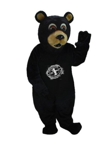 μαύρος αρκούδα Κοστούμι μασκότ 2 (διαφημιστικός χαρακτήρας)