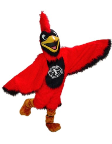 Κόκκινος Καρδινάλιος πουλί Κοστούμι μασκότ 1 (διαφημιστικός χαρακτήρας)