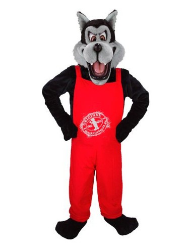 Wolf Kostüm Maskottchen 7 (Werbefigur)