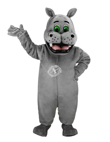 Hippo Costume Mascot 2 (Advertising Character)