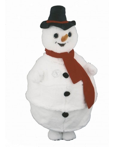 Traje de muñeco de nieve mascota 41b (alta calidad)