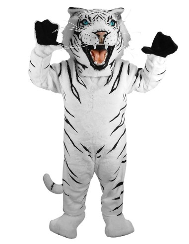 Tigre de Nieve Disfraz de Mascota 1 (Personaje Publicitario)