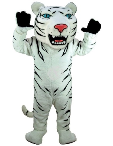 Snow Tiger Mascot Costume 2 (Professional)