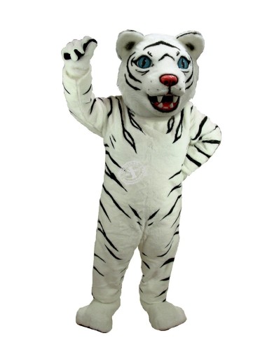 Tigre de Nieve Disfraz de Mascota 4 (Profesional)