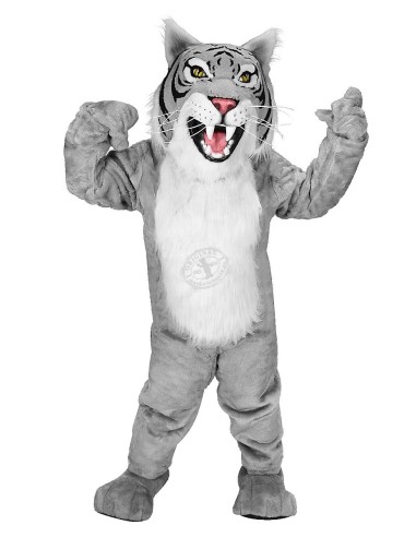 Wildkatze / Tiger Kostüm Maskottchen 1 (Werbefigur)