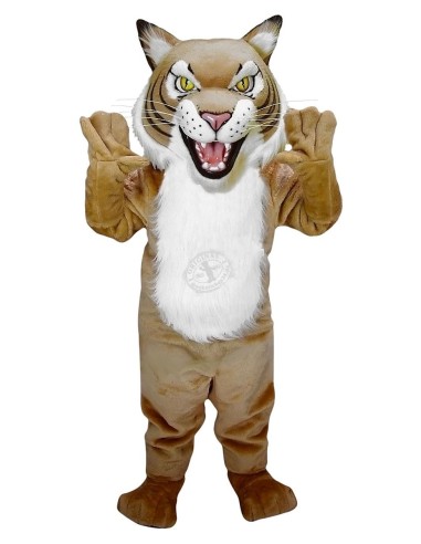 Wildkatze / Tiger Kostüm Maskottchen 3 (Werbefigur)