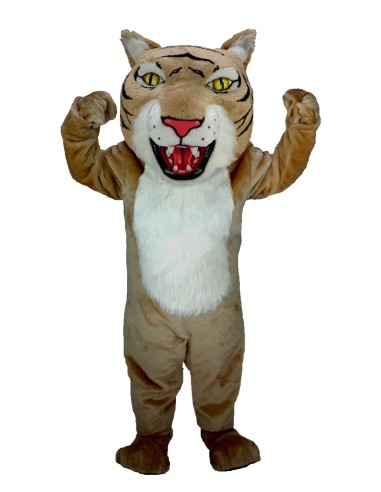 Wildkatzen / Tiger Maskottchen Kostüm 6 (Professionell)
