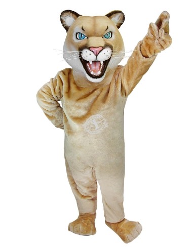 Wildkatze / Puma Kostüm Maskottchen 1 (Werbefigur)