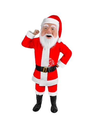 Père Noël / Nicolas Personne Costume Mascotte 1 (Personnage Publicitaire)
