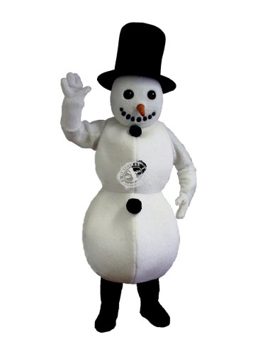 Sneeuwman Personen Mascotte Kostuum 4 (Professioneel)