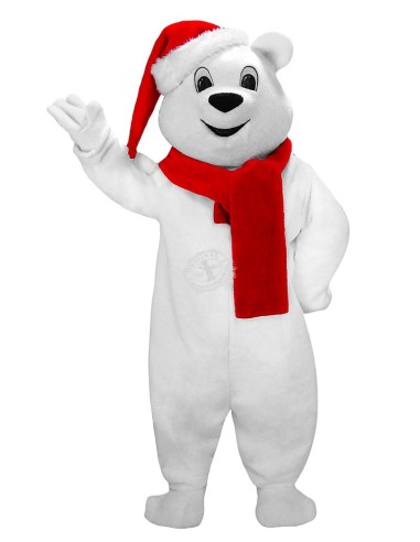 αρκούδα Χριστούγεννα Κοστούμι μασκότ 1 (διαφημιστικός χαρακτήρας)