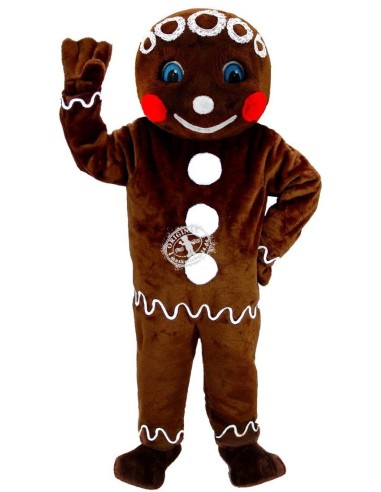 Gingerbread People Mascot Costume 2 (Professional)