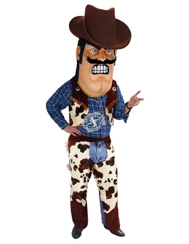 Cowboy Person Costume Mascot 1 (Advertising Character)
