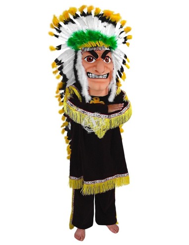 Indian Chief Person Costume Mascot 1 (Advertising Character)