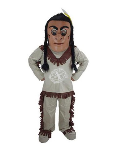 Indianer Person Maskottchen Kostüm 4 (Professionell)