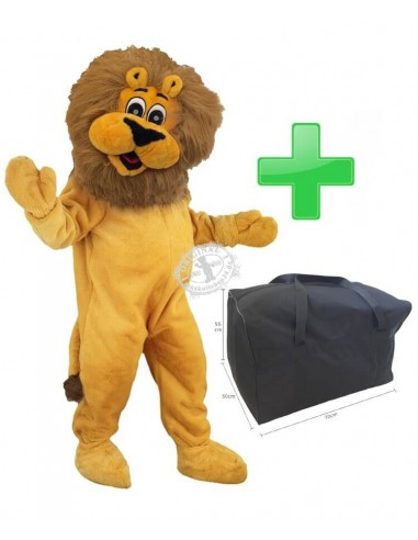Löwe Kostüm Maskottchen 60a-TL & Tasche (Hochwertig)