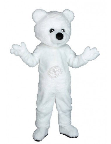 Traje de oso polar mascota 15a (alta calidad)
