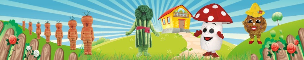 Gemüse Kostüme Maskottchen ✅  Lauffiguren Werbefiguren ✅ Promotion Kostümshop ✅