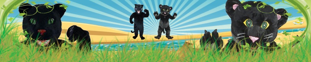 Panther Kostüme Maskottchen ✅ Lauffiguren Werbefiguren ✅ Promotion Kostümshop ✅