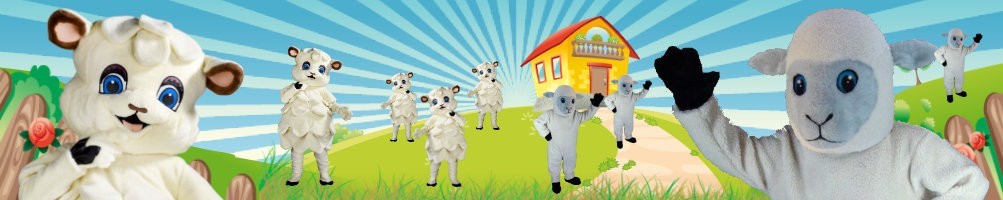 Sheep costumes mascots ✅ running figures advertising figures ✅ promotion costume shop ✅