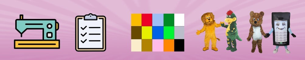 Kleurverandering op kostuums Hoge kwaliteit ✅ Promotie Productie Constructie ✅