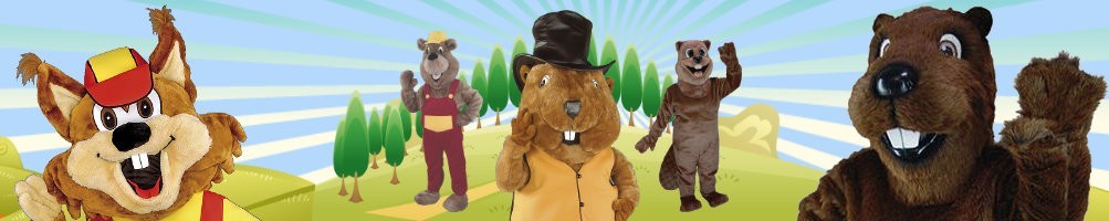 Beaver Costumes Mascot ✅ Running figures advertising figures ✅ Promotion costume shop ✅