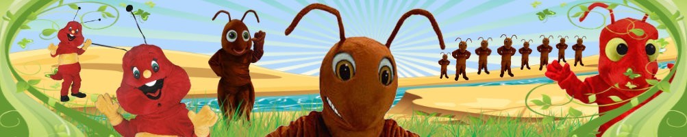 Mascotte de costumes de fourmis ✅ Chiffres courants chiffres publicitaires ✅ Boutique de costumes de promotion ✅