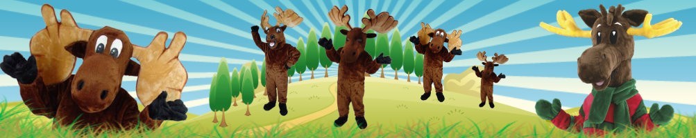 Elk costumi mascotte ✅ figure che corrono figure pubblicitarie ✅ negozio di costumi di promozione ✅